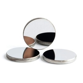 Cloudray Pack of 3PCS CO2 Laser Mirrors Dia 25mm (0.98 inch) Thk 3mm (0.12 inch) for CO2 Laser Head
