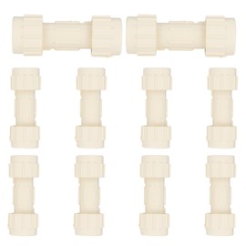 (Pack of 10) EFIELD 1"Compression Coupling,CPVC Fittings for Plumbing Installations and Repair (1"x1"COM)