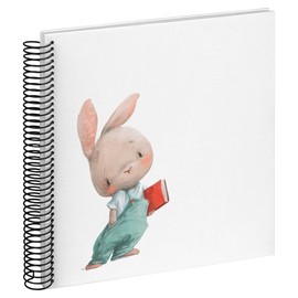 walther design SA-132 Spiral Photo Album 25 x 25 cm Nosey Rabbit