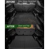 CaBYbigG Cargo Mat with Backrest Cover Cargo Liners for Toyota