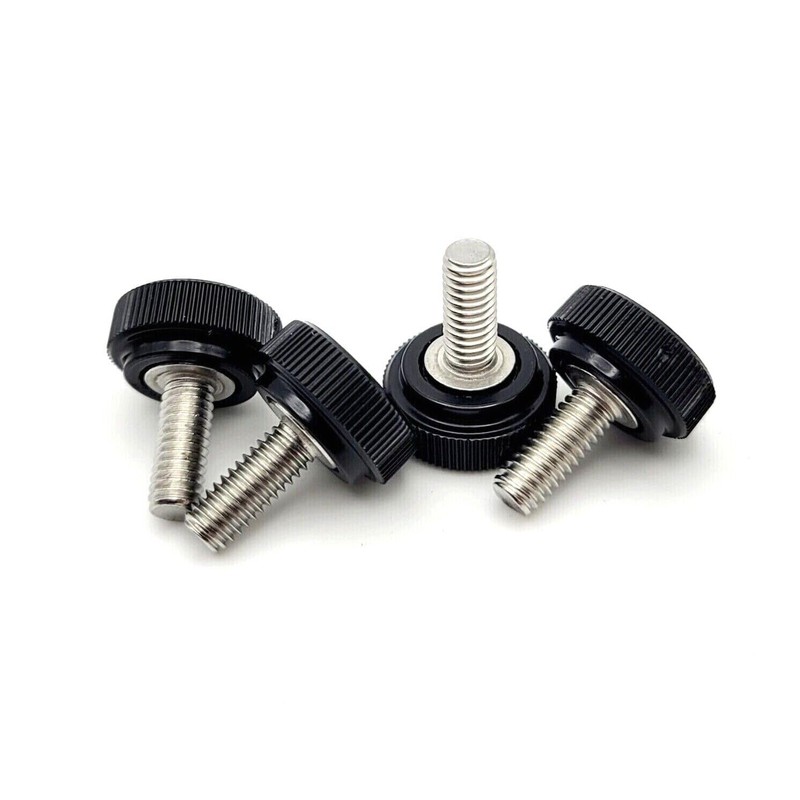 M4 Light Saber Retention Screws Black Knurled Thumb Screw Bolt