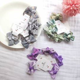 Pack of 30 Baby Girls Hair Bows Hair Bobbles Elastic Headband Ponytail Holder Good Quality Hair Band Hair Accessories for Children Toddlers Little Girls (Style 2)