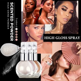 SELINE GIRL Glitter Spray, Versatile Glitter Spray for Hair and Body Cosmetic, Highlighter Powder for Women, Body Shimmer for Party, Music Festival and Wedding #Pink