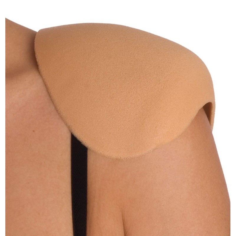 Glamour Secrets Ladies Foam Shoulder Pads Small Nude ~ Beige