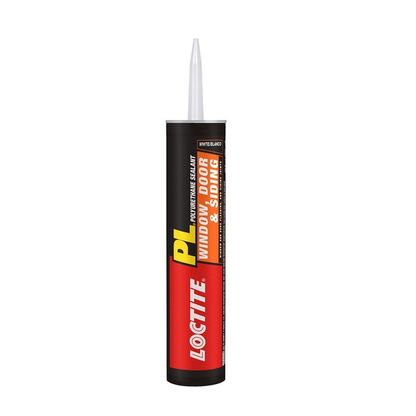 Loctite PL Window, Door & Siding Polyurethane Sealant, White, 10