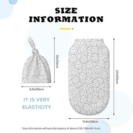 Volleyball Newborn Swaddle Blanket with Beanie Hat and Receiving Blanket - Soft Baby Sleep Sack and Wraps - Gifts for Boys, Girls and Infants