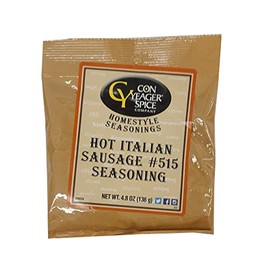 Con Yeager Spices Hot Italian Sausage 515 Seasoning 4.8oz #30659
