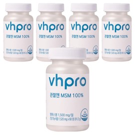 Vitamin House MSM 100% for joints, 60 tablets, 5 units / 비타민하우스 관절엔 MSM 100%, 60정, 5개