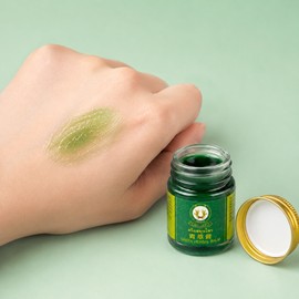 태국 오리지널 허브 쿨링 밤 여행 야외활동 온가족 바디 진정 크림, 15g, 3개 Thai Original Herbal Cooling Balm for Travel and Outdoor Activities, Family Body Soothing Cream, 15g, 3 Pack, 15g × 1개
