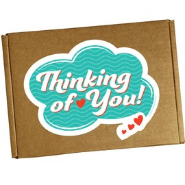 Hangry Kits Thinking Of You Gifts For Women And Men - Send A Thinking Of You Gift Box Care Package To A Friend Or Loved One. Sympathy Thinking Of You. Recovery Feel Better Soon.