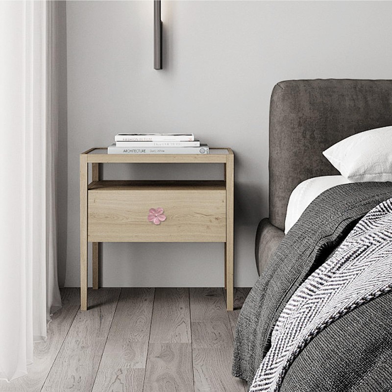 Geesatis 8 PCS Metal Knobs Sturdy Home Decor Handles Cabinet