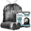 100 Count Small Trash Bags, JUKFITA 4 Gallon Trash Bags
