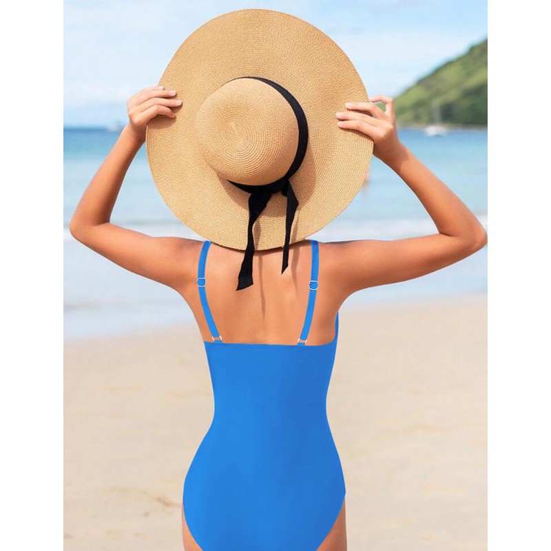 TALLWH - Traje de baño de una pieza para niña,