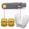 3-Piece Shift Cable Bushing Set with AT Range Selector Lever