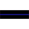 StickerTalk Thin Blue Line Flag Vinyl Sticker, 10 inches by