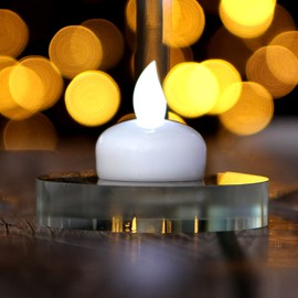 Floating Candles,IMAGE Flameless Floating LED Tea Lights 12 Pack Waterproof Tealight Candles for Wedding Party Spa Home Indoor Outdoor Decor-Cool White