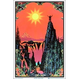 Garden of Eden Blacklight Poster - Flocked - 23" x 35"