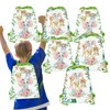 12 Pcs Jungle Animal Drawstring Backpack Set Cartoon Backpack Storage