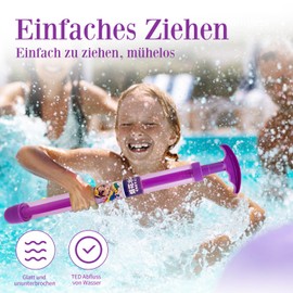 Katomi Feuerwerk Wasserpistole – 4 Stück Wasserspritzpistolen im Feuerwerksstil, Hochdruck Wasserblaster für Kinder & Erwachsene, BPA-frei, für Pool, Badewanne & Sommerparty