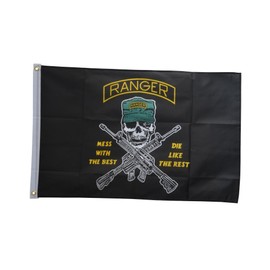Flaggenfritze® Flag USA Ranger Mess with The Best 90 x 150 cm