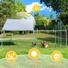 Large Chicken Coop Metal Chicken Runs for Yard with Cover