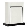 Napkin Holder, Napkin Holder Made of Wood and Metal, Napkin