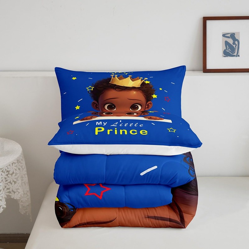 American Black Boy Twin Bed Comforter Set Black Boy Magical