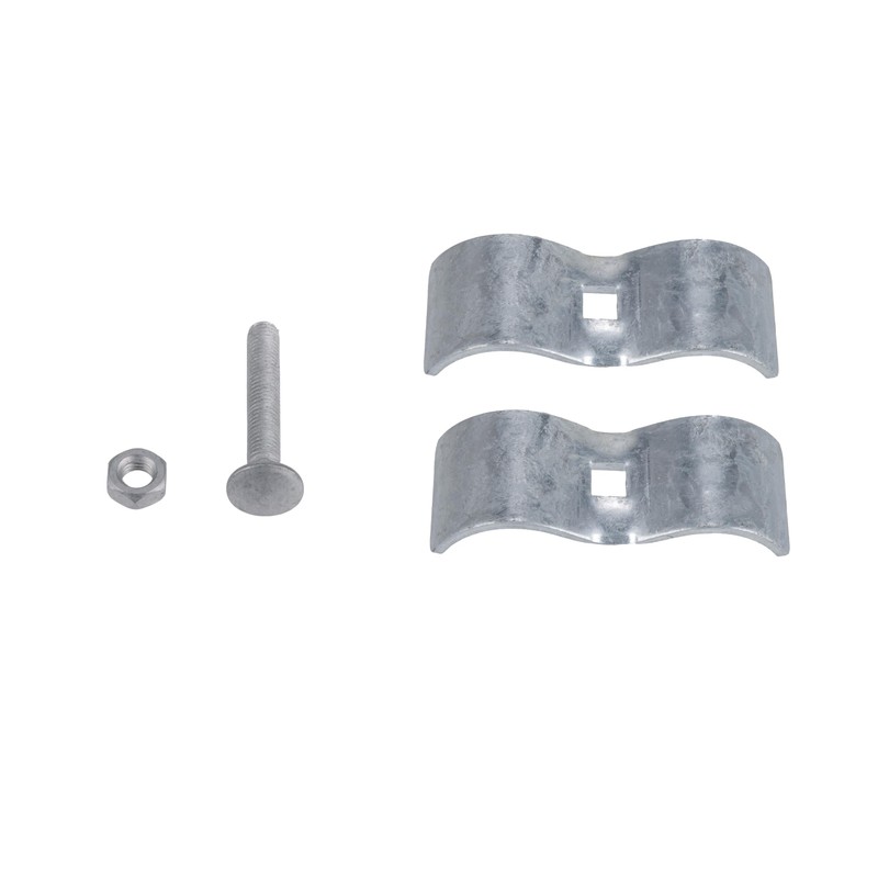 Dailydanny 10 Set Chain Link Fence Clamps 1-5/8" Dog Kennel