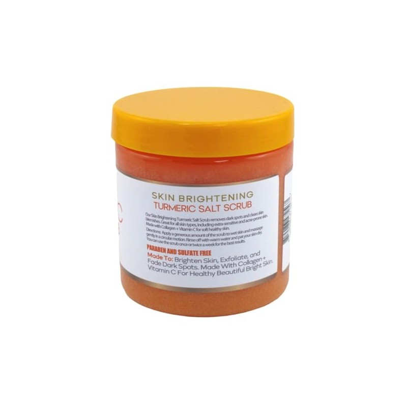 Okay Turmeric Salt Scrub 24 Ounce Jar
