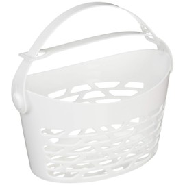 Kokubo Ramo Pinch Basket, Can Be Secured to a Rod and Store Clothespins, White, 1 Piece