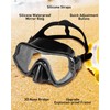 Victoper Erwachsenen Tauchausrüstung Panoramische Unterwassermaske wasserdichter Schnorchel AntiAuslauf System verstellbares