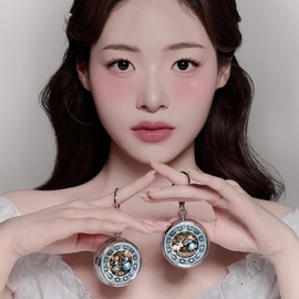 Dinto (Alice Collection) Glowing Time to Kiss & Blush (653 Mute Summer) - 3 in 1, Glossy Lip Palette, Buildable color, Hydrating Melting Cream, Dewy Glassy Glow, Lightweight, Pocket-Sized