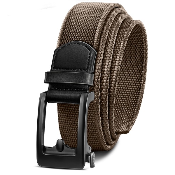 BULLIANT Men Golf Belt, Ratchet Stretch Belt Fully Adjustable For