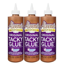 Aleene's Paquete de 3, pegamento pegajoso de 8 onzas, 8 onzas líquidas, versión original, 3 unidades