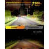 FAHREN 2025 Upgraded H11 Bulbs, 36000LM 900% [Latest & Brightest]