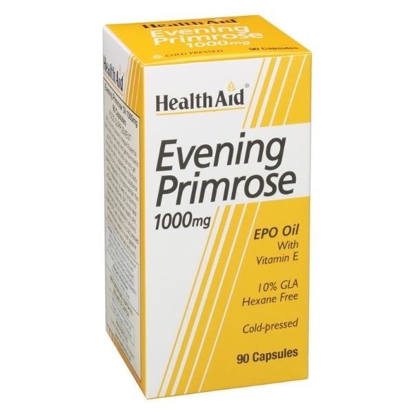 Health Aid Evening Primrose Oil 1000 mg & Vitamin E 90 caps