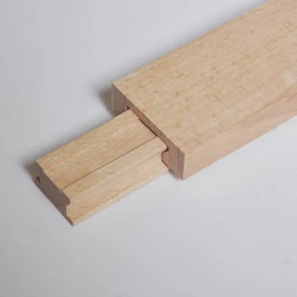 Btibpse Wooden Drawer Slides 13-3/4 Inches Classic Wood Center Guide Track with Slide Glides (35cm (1pair))