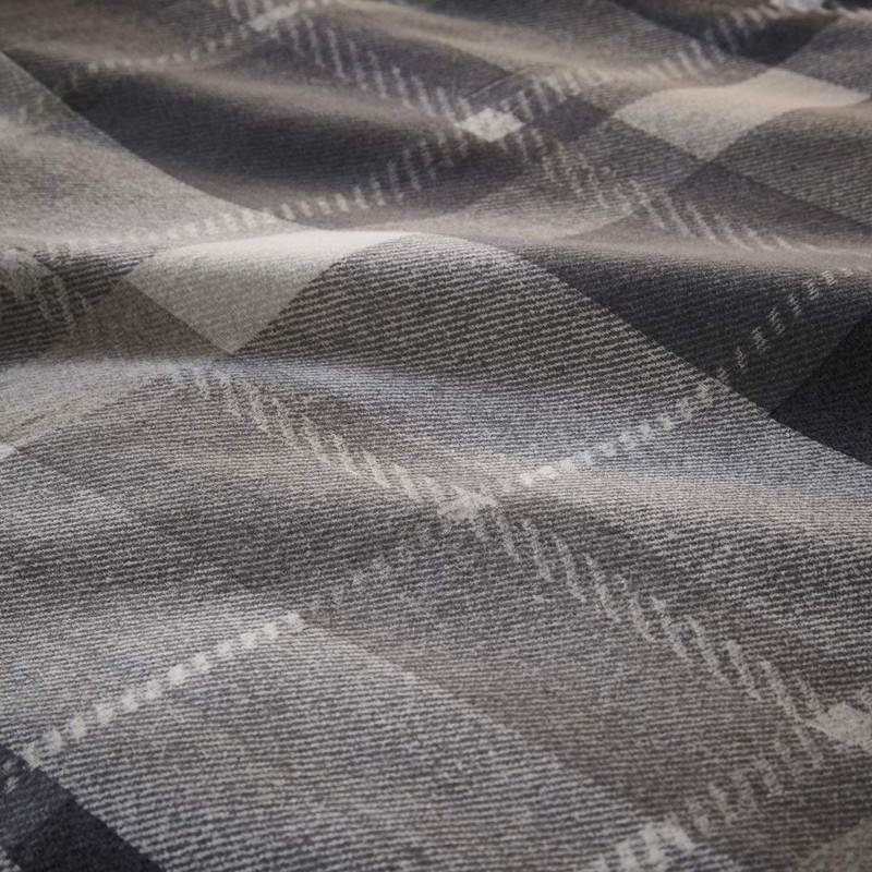 Dreams & Drapes Colville Check-100% Brushed Duvet Cover Set, 100%