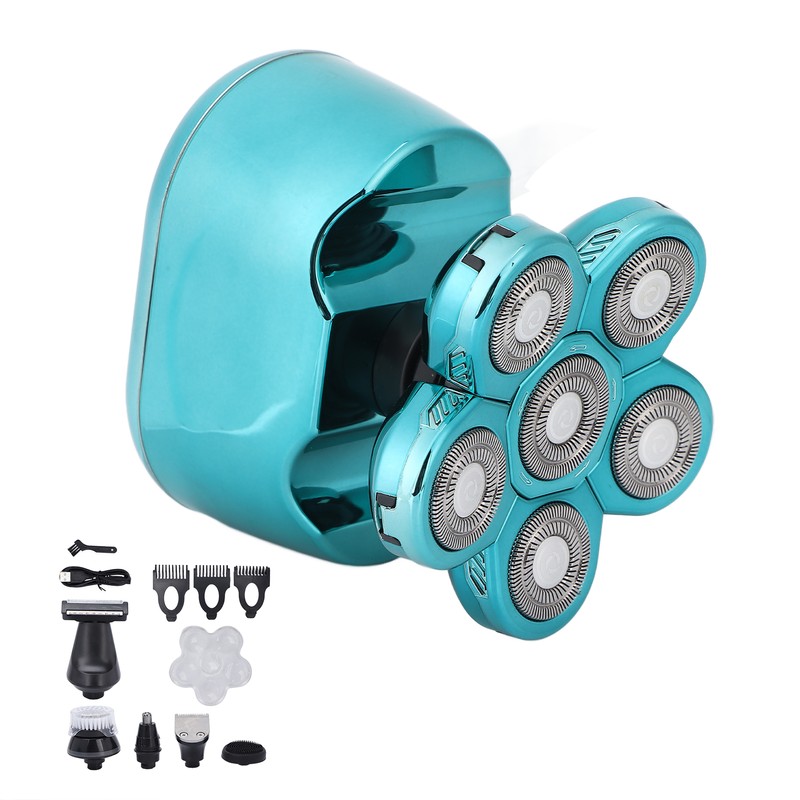 Electric Razor Set USB Rechargeable Waterproof Multifunctional 6 in 1