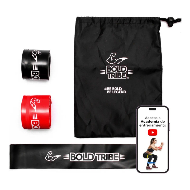 Set 2 Floss Bands Bandas De Compresión Movilidad Bold Tribe