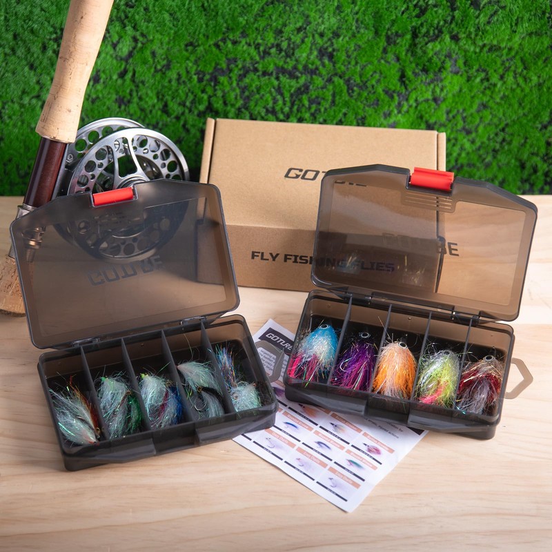 Goture Complete Fly Set, Nymph, Handmade, 3 Types, 15 Pieces,