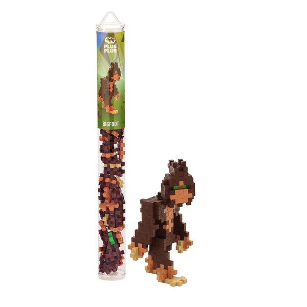 PLUS PLUS - Bigfoot - 70 Piece, Construction Building Stem/Steam Toy, Interlocking Mini Puzzle Blocks for Kids, Mini Maker Tube
