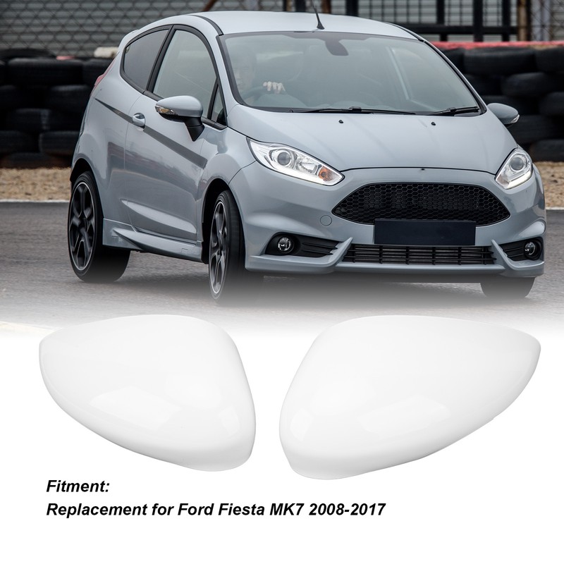 1pair Rearview Mirror Cap 1594546 White Wing Mirror Cover Cap