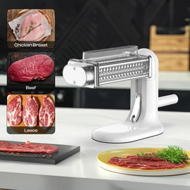 Cofun Manual Meat Tenderizer Tool, Meat Tenderizer Machine with Stainless Steel Gear, Steak Flatten Cuber Rolling Meat Poultry Tenderizer, Meat Tenderizer Kitchen Tool