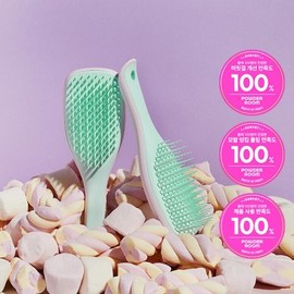 Artbox/Tangle Teezer [Tangle Teezer] Wet Detangler Mini Marshmallow Duo 1 Pack / 아트박스/탱글티저 [탱글티저] 웻 디탱글러 미니 마시멜로우 듀오 1개