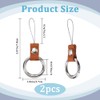 GORGECRAFT 2Pcs Lanyards Finger Ring Strap Phone Charm Grip Holders