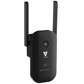 VANIN WiFi Range Extender -1200Mbps WiFi Repeater Wireless Signal Booster 2.4 & 5GHz Dual Band WiFi Extender with 2 Gigabit Ethernet Port, AP & Router Mode, 360°Full Coverage, Simple Setup