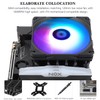 Thermalright AXP-120-X67 Black ARGB Low Profile CPU Air Cooler with