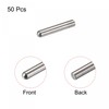 sourcing map 3x8mm Dowel Pins, 50pcs 304 Stainless Steel Round