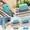 HOMEAN Window Track Cleaning Brush, 2-in-1 Groove Cleaning Tool with